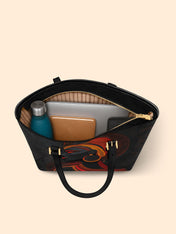 Glow of Heritage Sleek Leather Tote QR0TD037