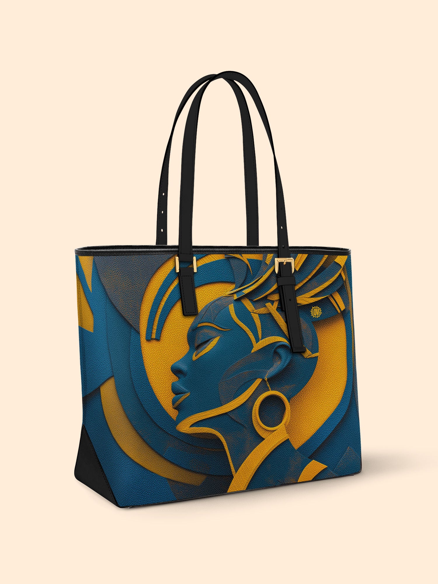 Luminous Identity Sleek Leather Tote QR0TD036