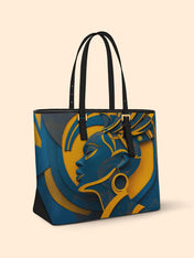 Luminous Identity Sleek Leather Tote QR0TD036