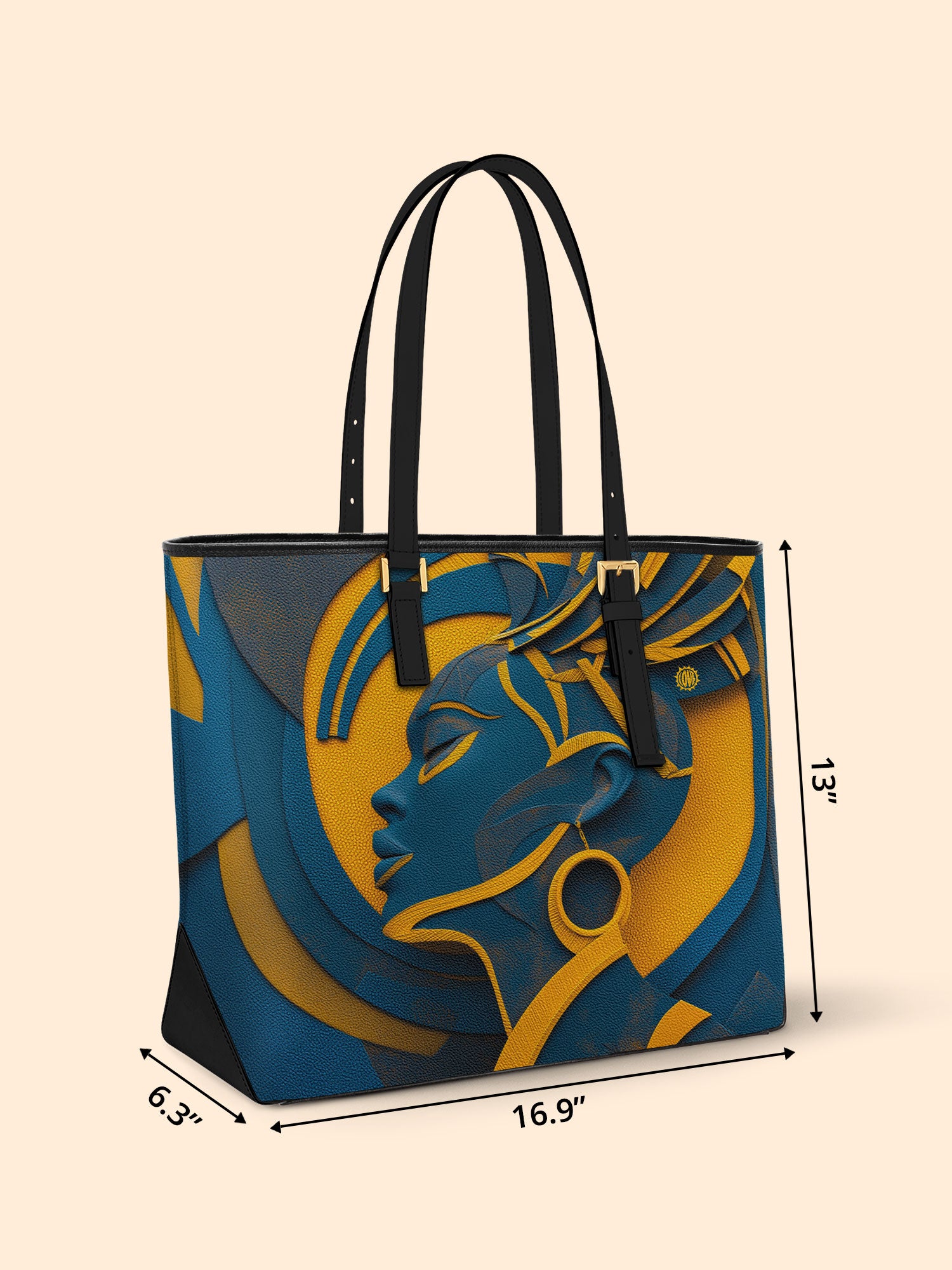 Luminous Identity Sleek Leather Tote QR0TD036