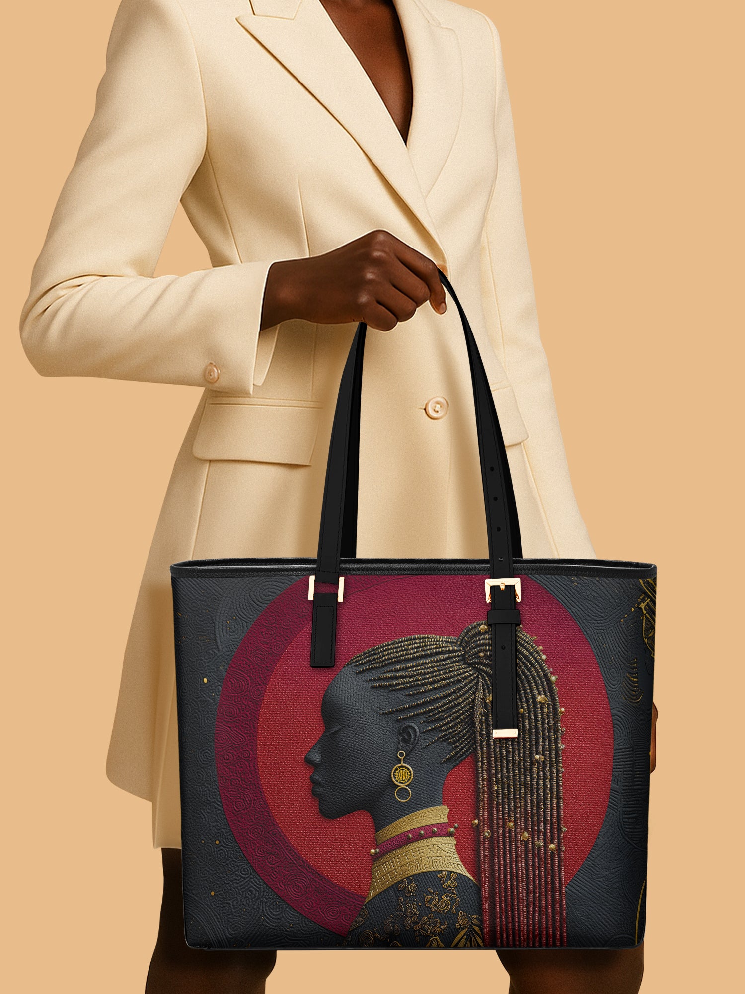 Redline Heiress Sleek Leather Tote QR0XD080