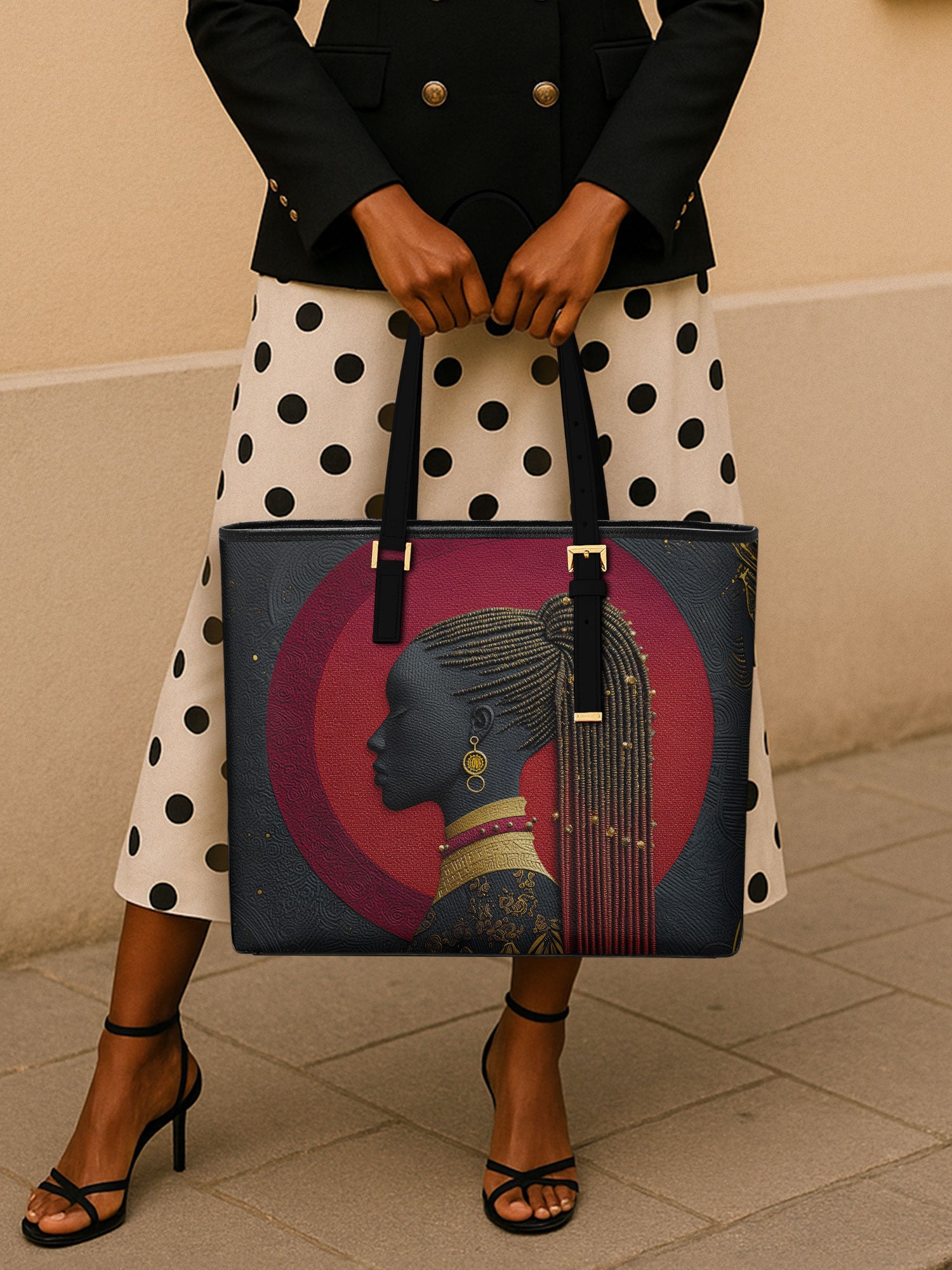 Redline Heiress Sleek Leather Tote QR0XD080