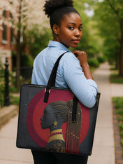 Redline Heiress Sleek Leather Tote QR0XD080