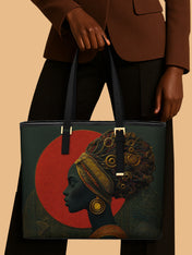 Velvet Mechanica Sleek Leather Tote QR0XD087