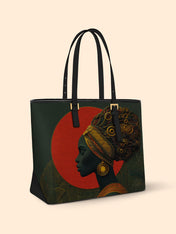 Velvet Mechanica Sleek Leather Tote QR0XD087