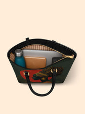 Velvet Mechanica Sleek Leather Tote QR0XD087