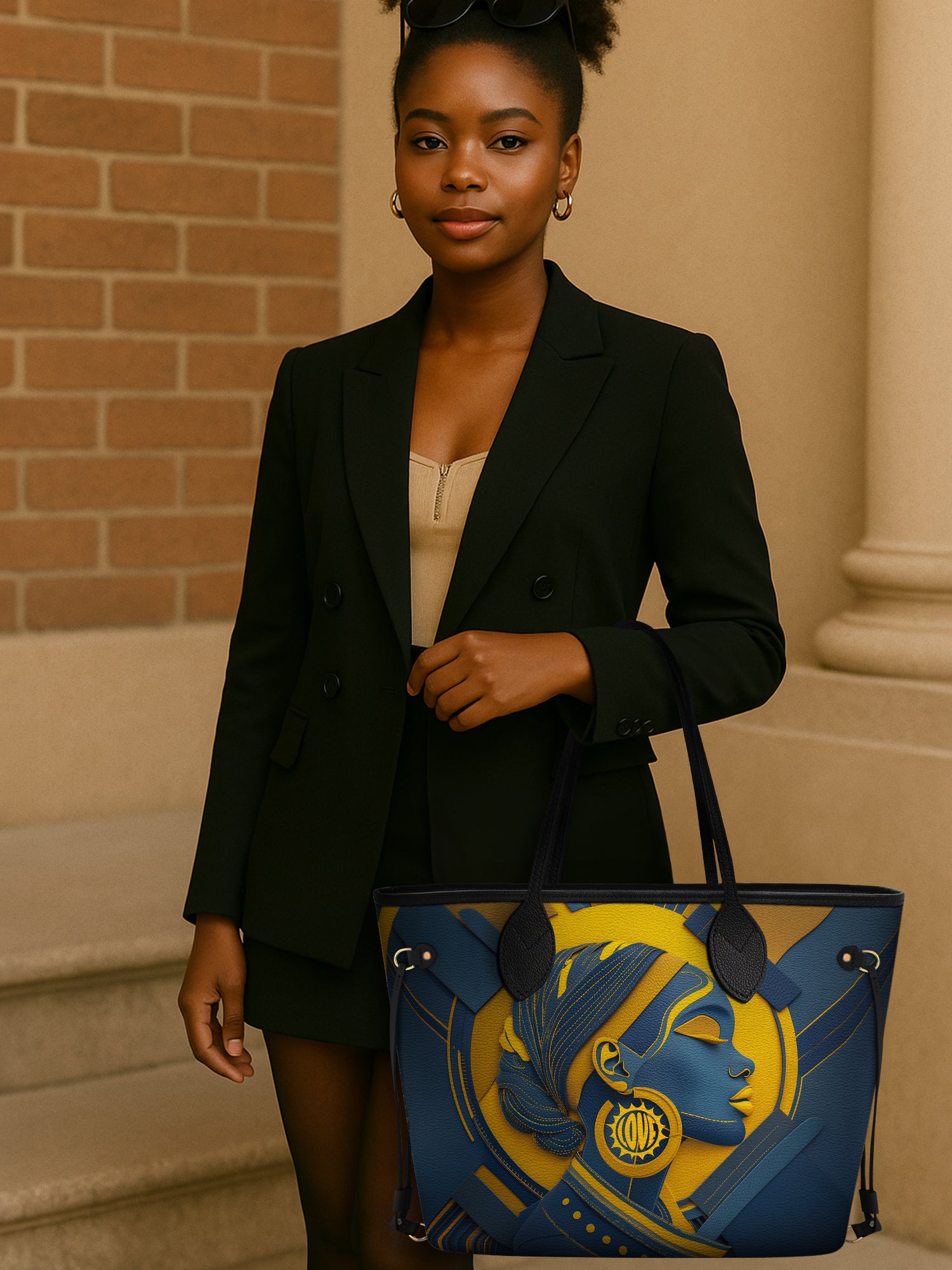 Glowing Essence Classic Shopper Tote QR0TD039