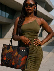 Illuminated Silence Classic Shopper Tote QR0TD038