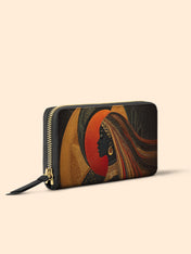 Goddess In Eclipse Slimline Zippy Wallet QR0XD089