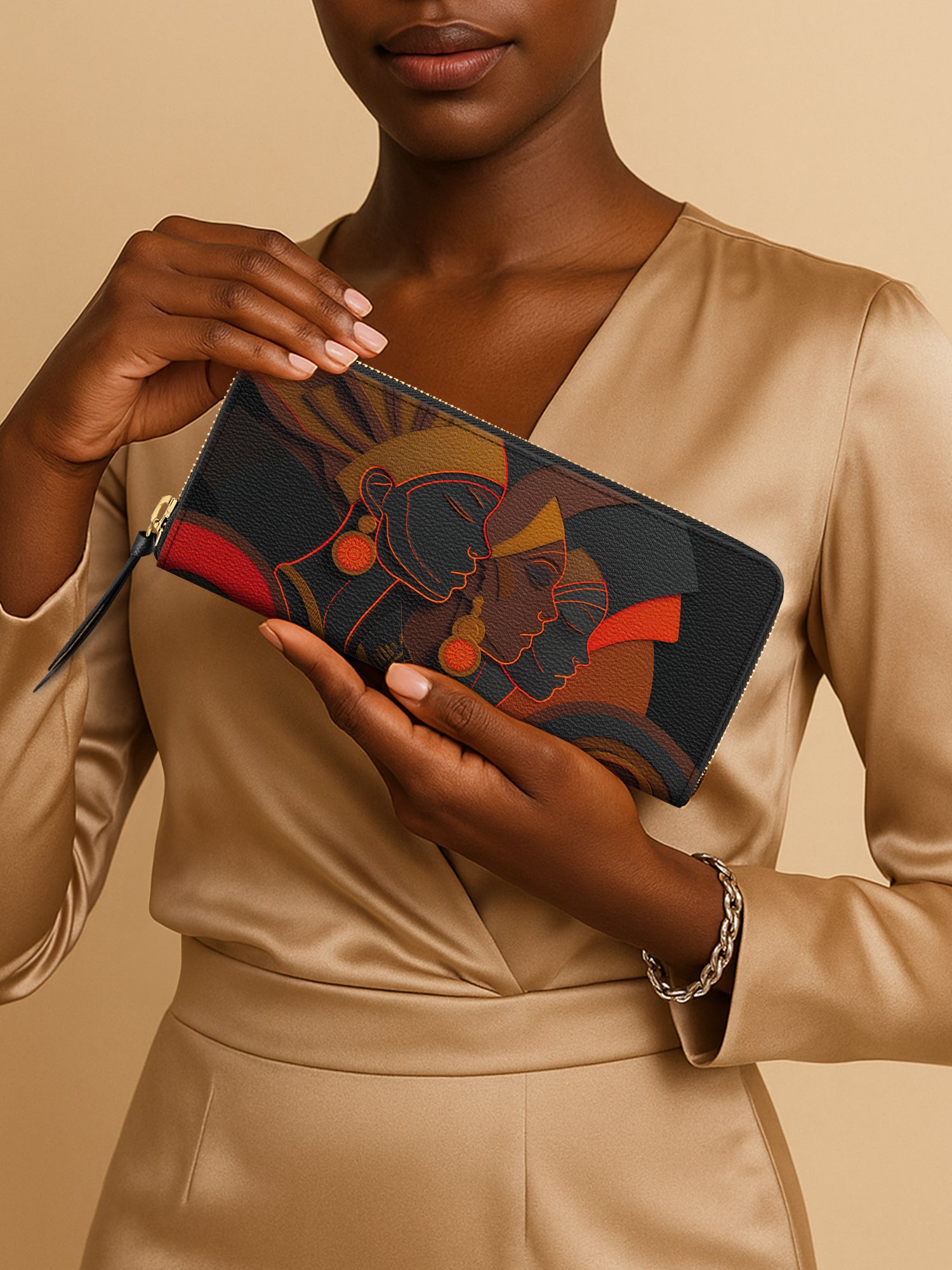 Illuminated Silence Slimline Zippy Wallet QR0TD056