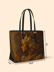 Born Royal Sleek Leather Tote QR0XD097