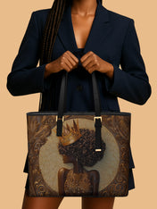 Coiled Glory Sleek Leather Tote QR0XD095