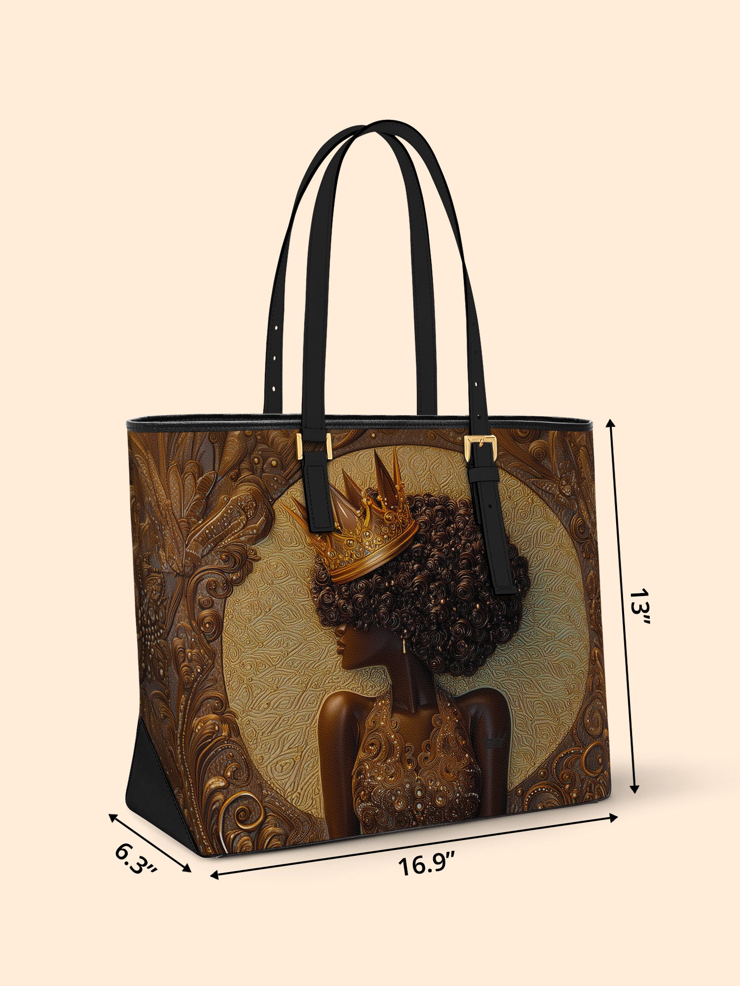 Coiled Glory Sleek Leather Tote QR0XD095