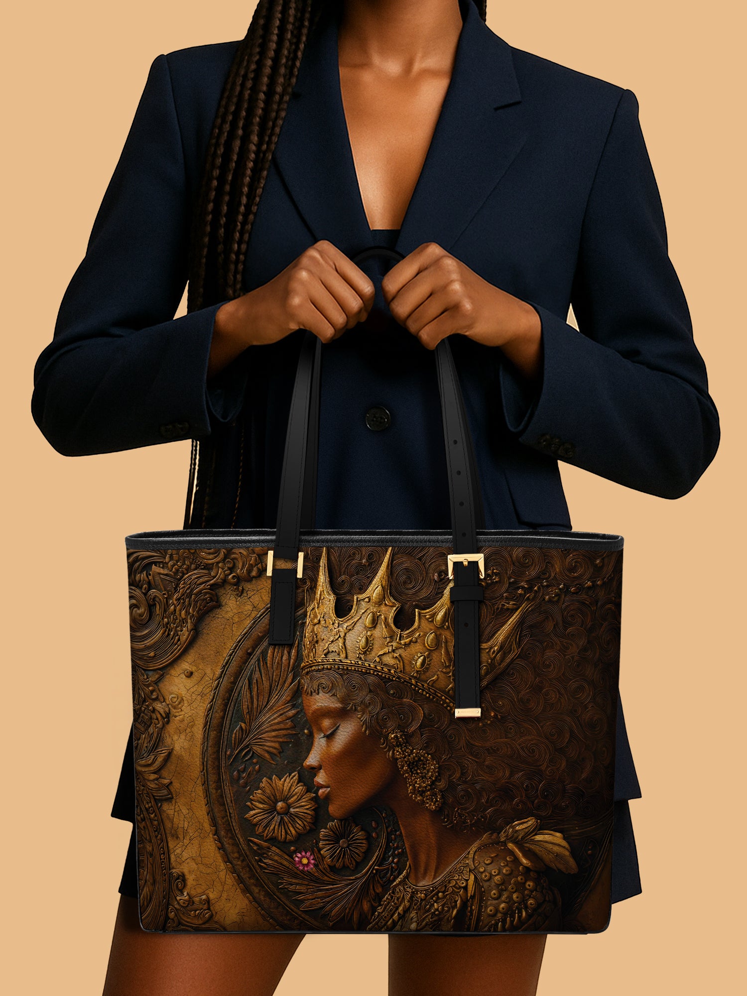 Glory Unfolded Sleek Leather Tote QR0XD123