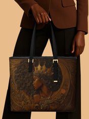 Reign Within Sleek Leather Tote QR0XD096