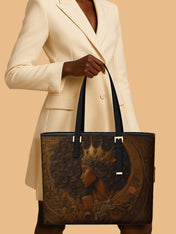 Reign Within Sleek Leather Tote QR0XD096
