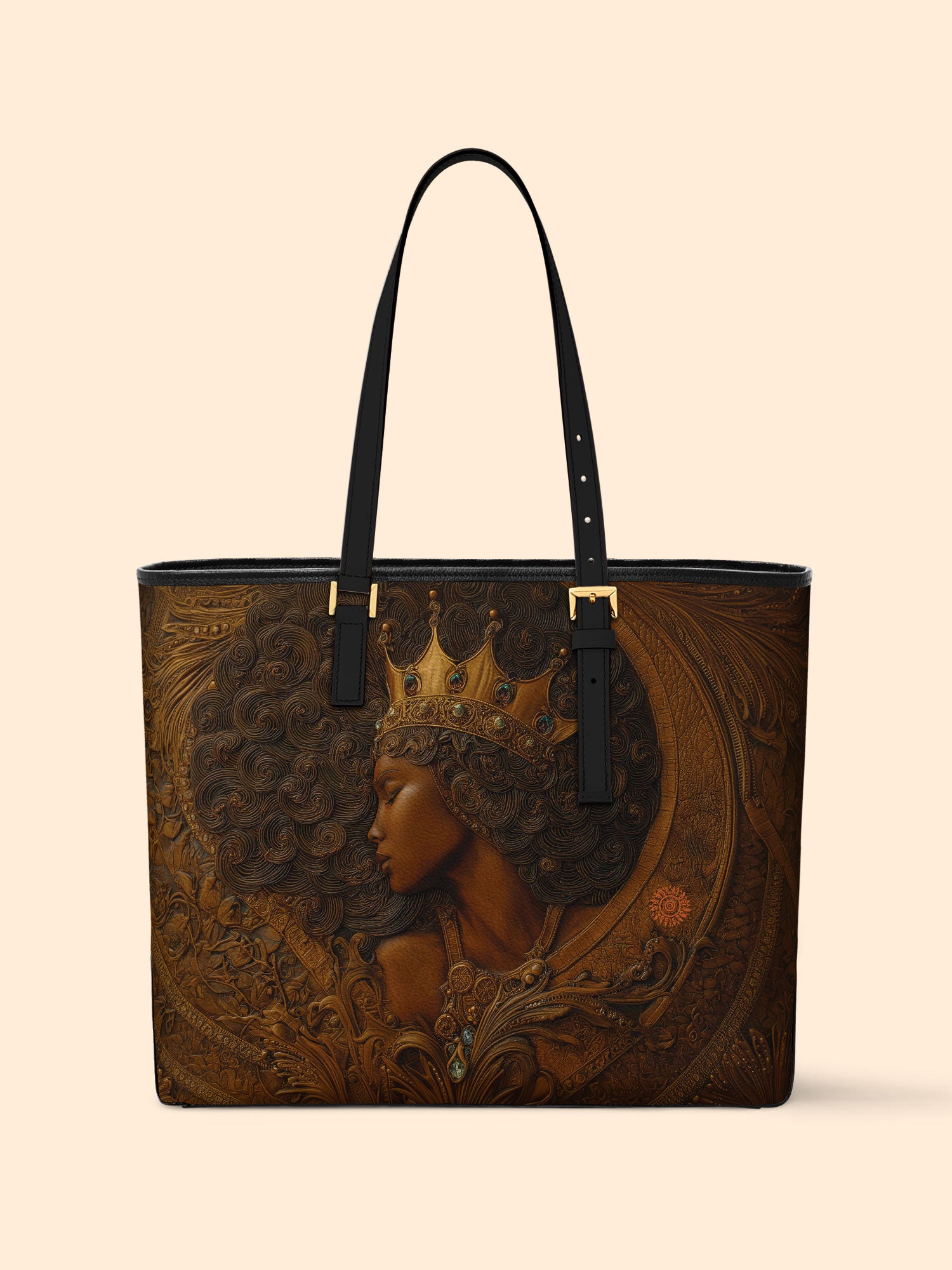 Reign Within Sleek Leather Tote QR0XD096