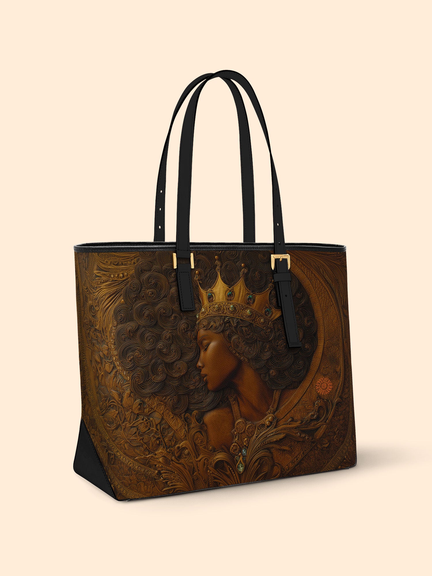 Reign Within Sleek Leather Tote QR0XD096