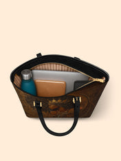 Reign Within Sleek Leather Tote QR0XD096