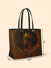 Reign Within Sleek Leather Tote QR0XD096