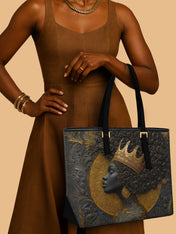 Royal by Birth Sleek Leather Tote QR0XD120