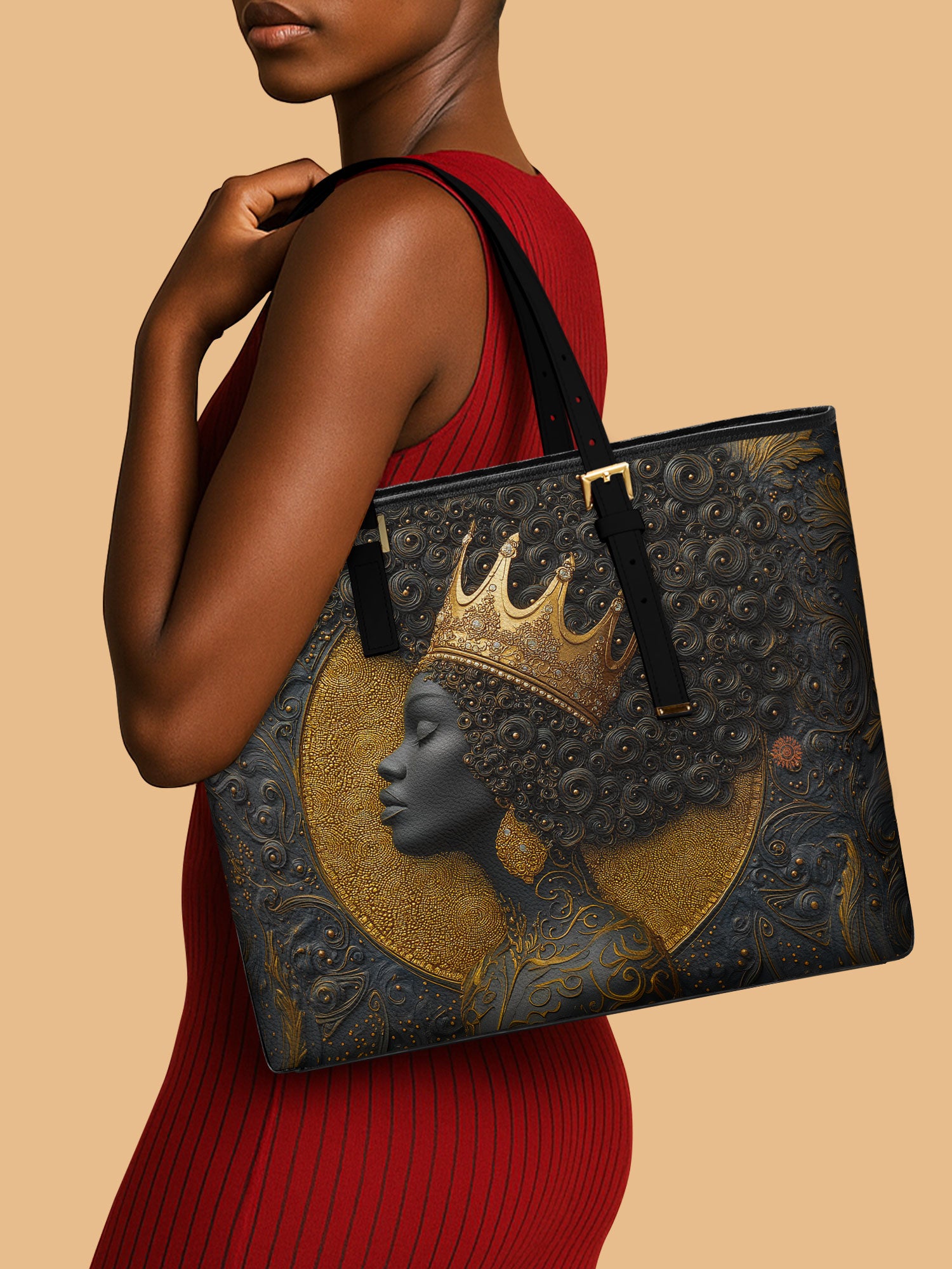 Royal by Birth Sleek Leather Tote QR0XD120