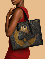 Royal by Birth Sleek Leather Tote QR0XD120