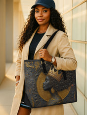 Royal by Birth Sleek Leather Tote QR0XD120