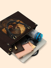 Africa's Spirit Premium Leather Handbag QR0TD034
