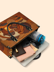 Roots of Africa Premium Leather Handbag QR0TD033