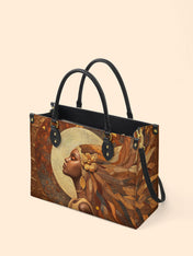 Tribal Tapestry Premium Leather Handbag QR0TV025
