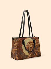 Tribal Tapestry Premium Leather Handbag QR0TV025