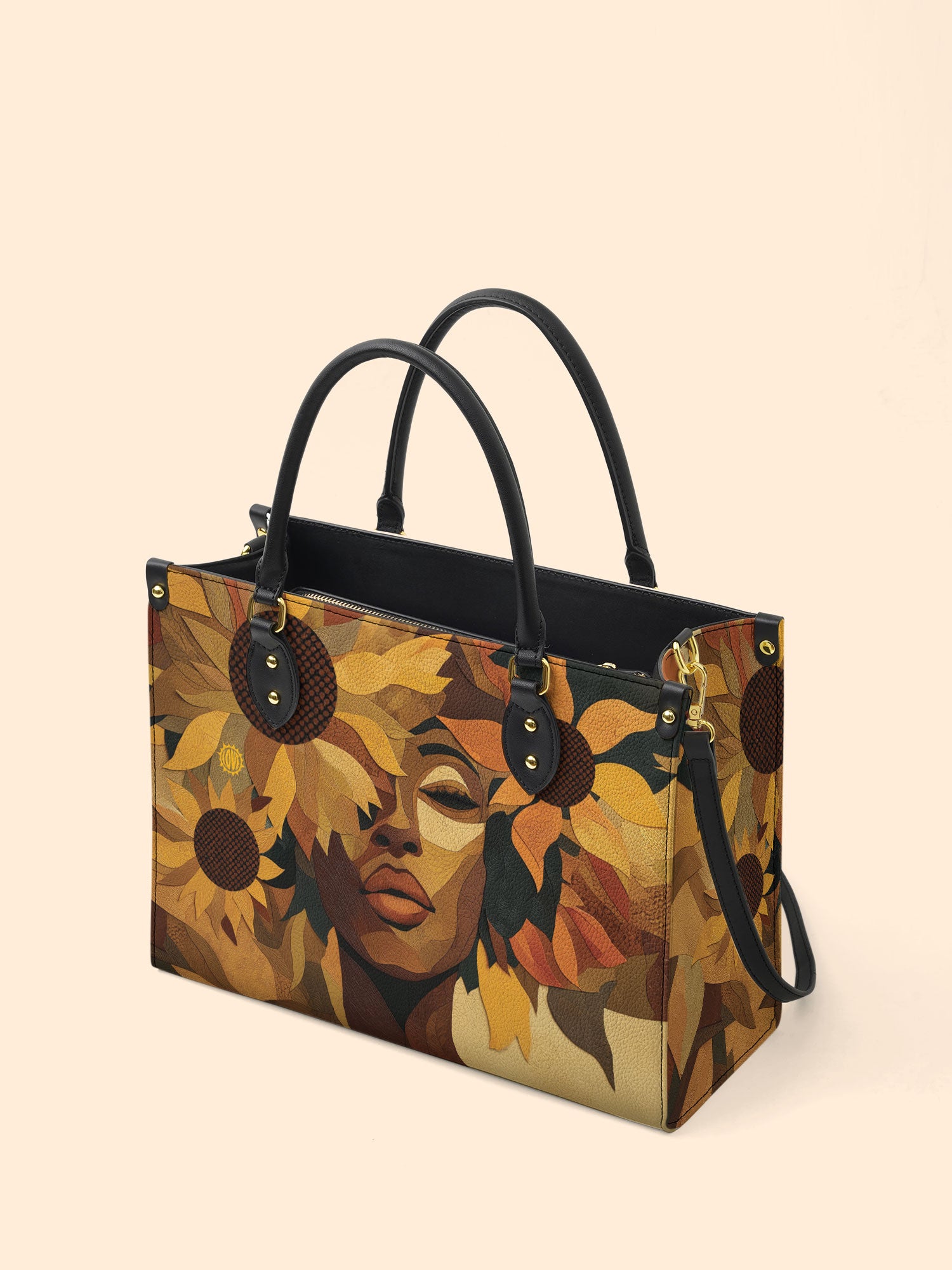 Blooming Within Premium Leather Handbag QR0TV021