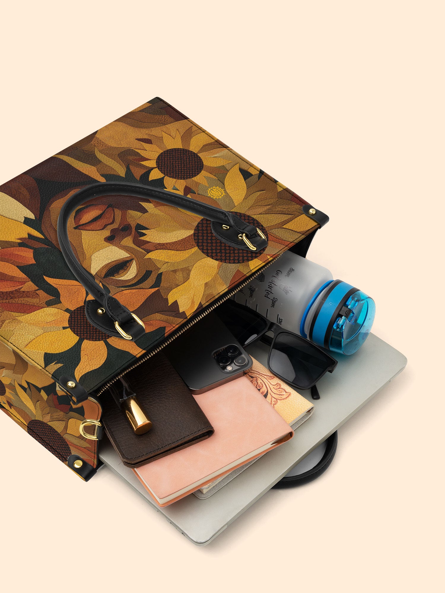 Blooming Within Premium Leather Handbag QR0TV021