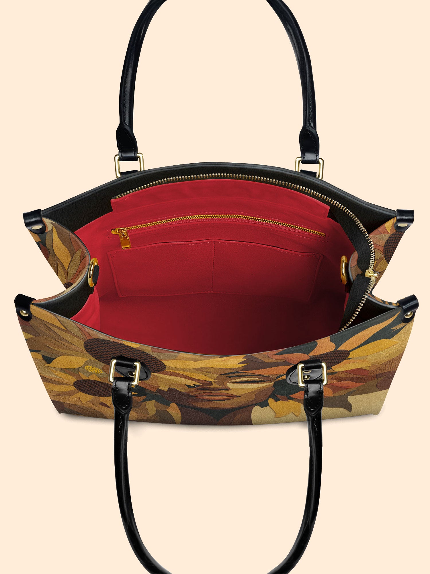 Blooming Within Premium Leather Handbag QR0TV021