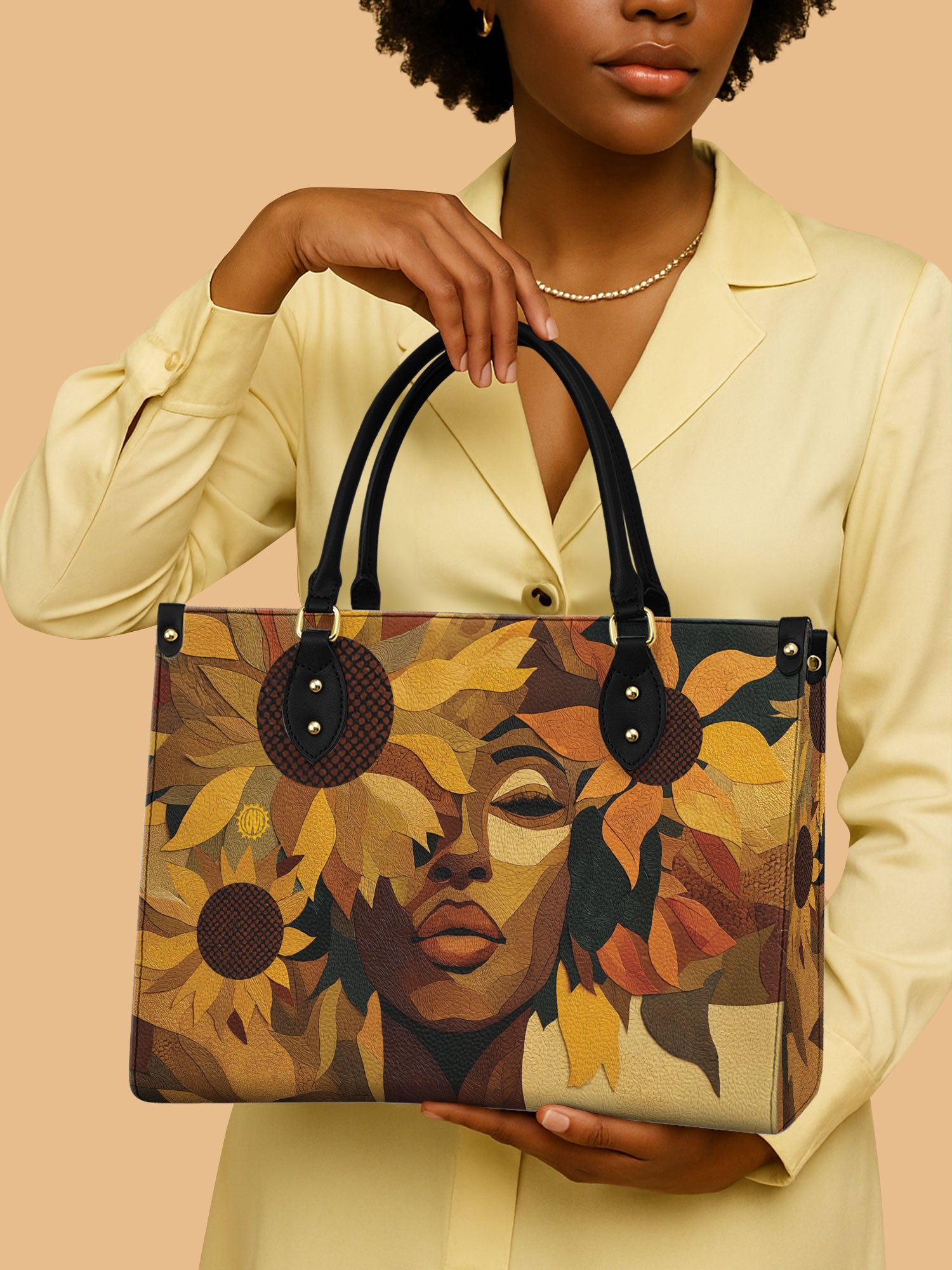 Blooming Within Premium Leather Handbag QR0TV021