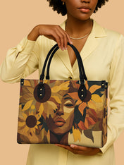 Blooming Within Premium Leather Handbag QR0TV021