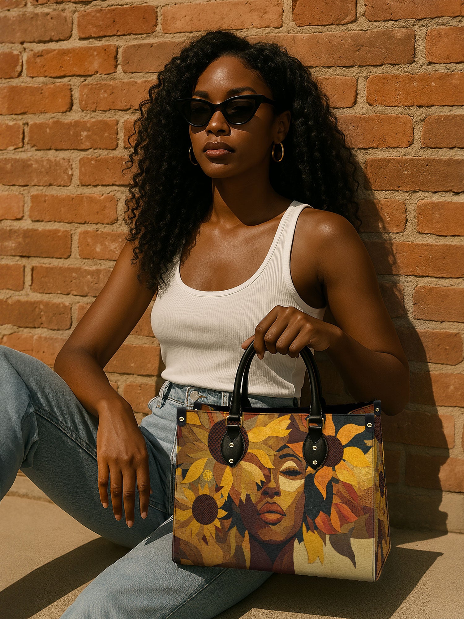 Blooming Within Premium Leather Handbag QR0TV021