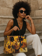 Blooming Within Premium Leather Handbag QR0TV021