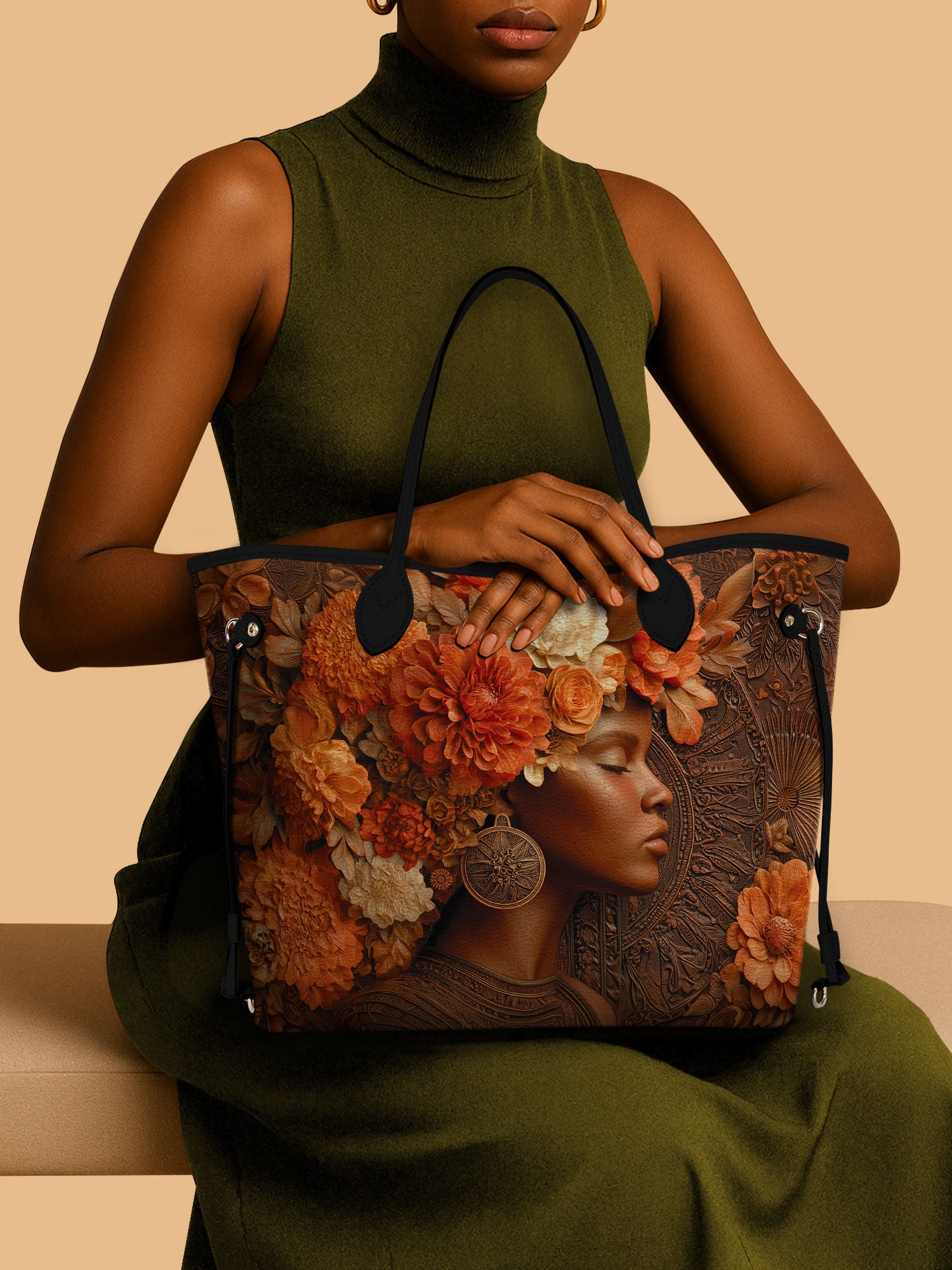 Petal Crown Classic Shopper Tote QR0TV038