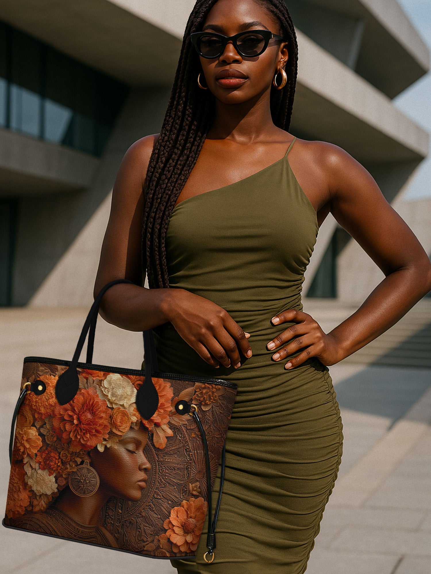 Petal Crown Classic Shopper Tote QR0TV038