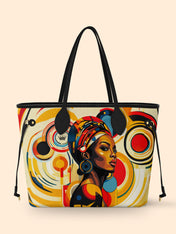 Bold Black Woman Classic Shopper Tote QR0XD313