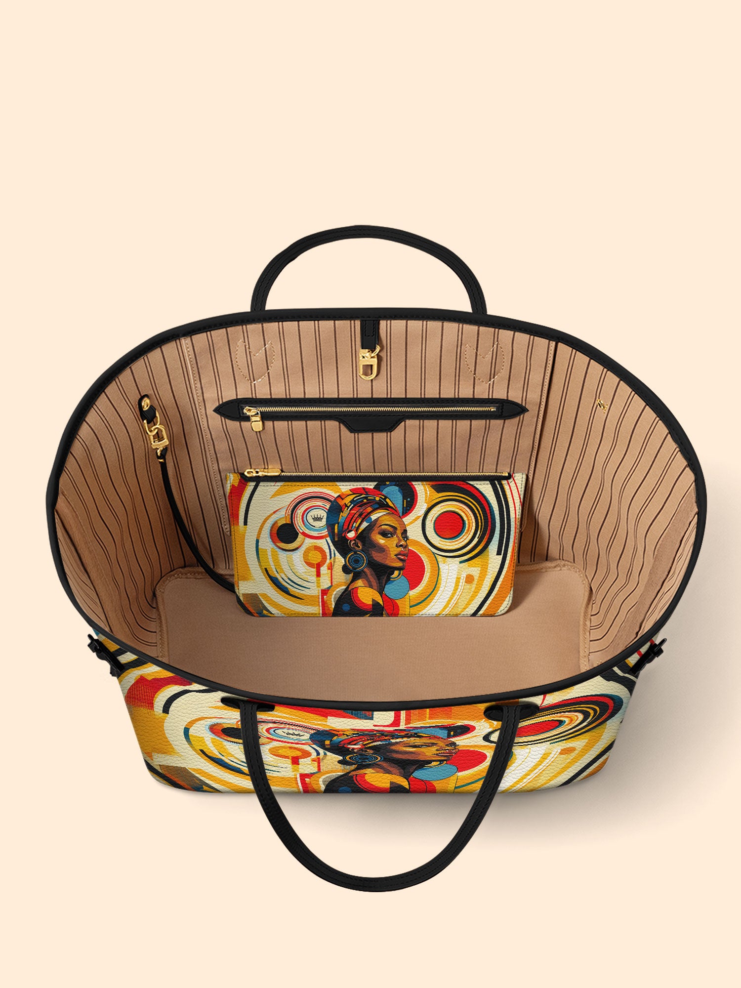 Bold Black Woman Classic Shopper Tote QR0XD313