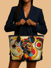 Bold Black Woman Classic Shopper Tote QR0XD313