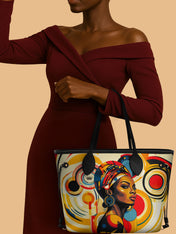 Bold Black Woman Classic Shopper Tote QR0XD313