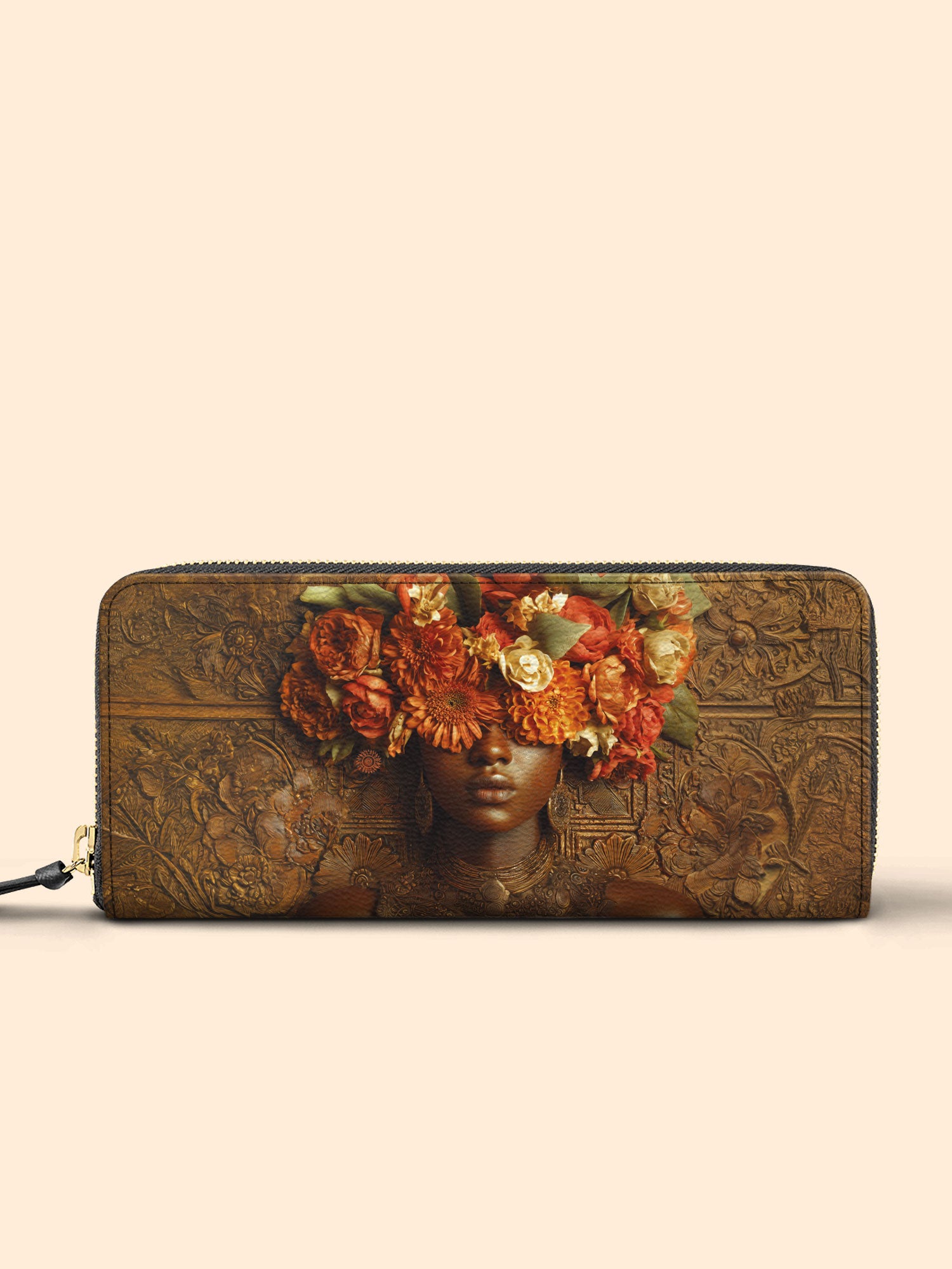 Floral Goddess Slimline Zippy Wallet QR0TV036