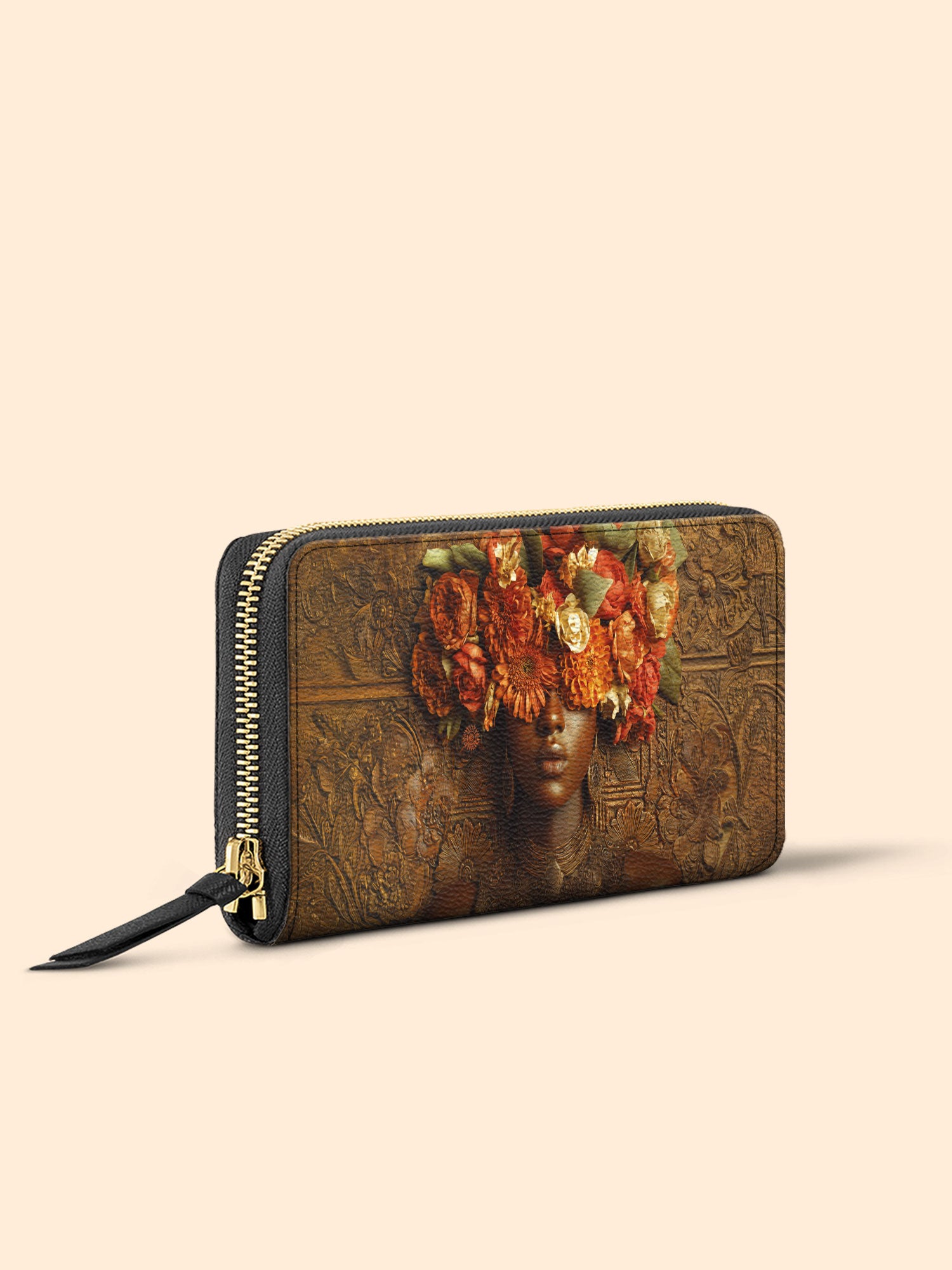 Floral Goddess Slimline Zippy Wallet QR0TV036