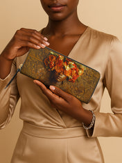 Floral Goddess Slimline Zippy Wallet QR0TV036