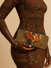 Floral Goddess Slimline Zippy Wallet QR0TV036