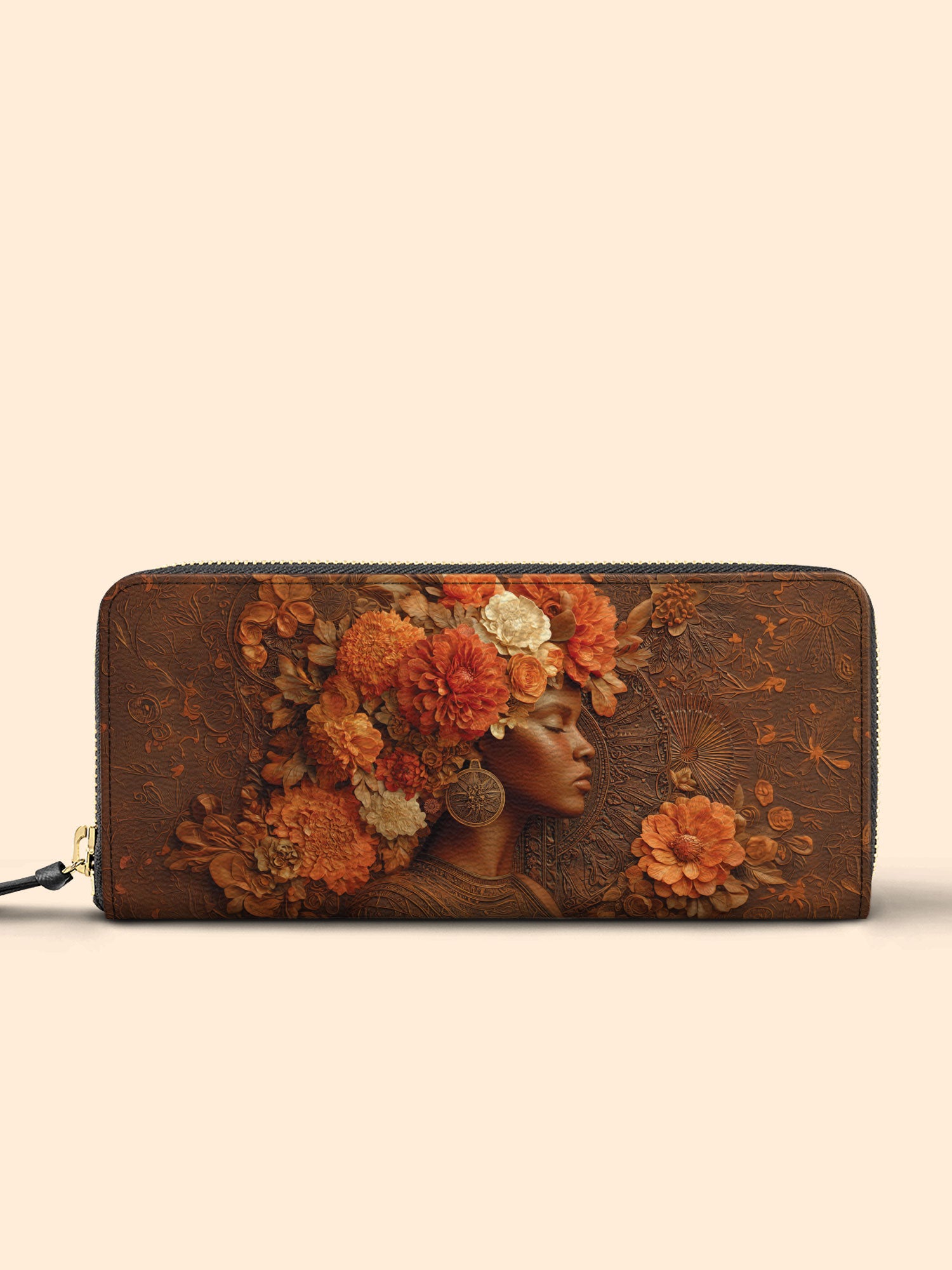 Petal Crown Slimline Zippy Wallet QR0TV039